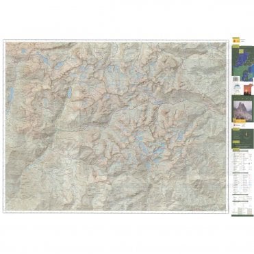 Aigüestortes i Estany de Sant Maurici National Park 50K map & guide (Spanish)