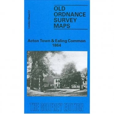 Acton Town & Ealing Common 1864 (London Sheet 57.1) - Old OS Maps