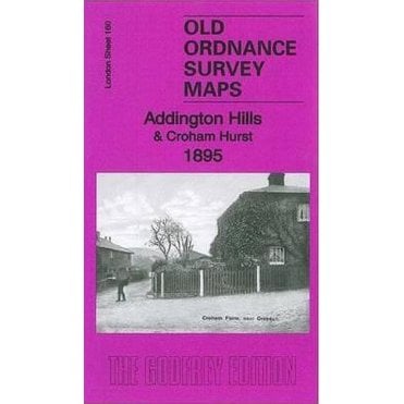 Addington Hills & Croham Hurst 1895 (London Sheet 160.2) - Old OS Maps