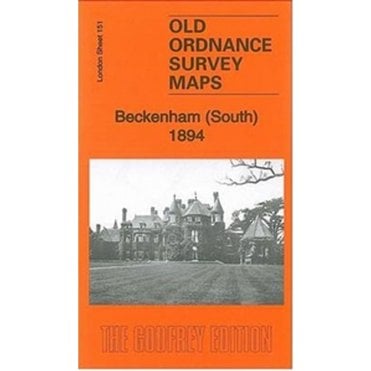 Beckenham (South) 1894 (London Sheet 151.2) - Old OS Maps