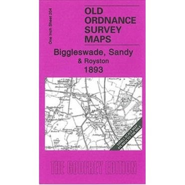 Biggleswade, Sandy & Royston 1893 (Inch To The Mile Sheet 204) - Old OS Maps