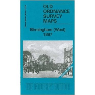 Birmingham (West) 1887 (Coloured Edition) (Warwickshire Sheet 13.08a) - Old OS Maps