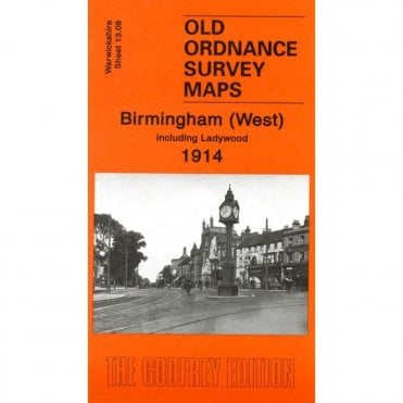Birmingham (West) 1914 (Warwickshire Sheet 13.08b) - Old OS Maps
