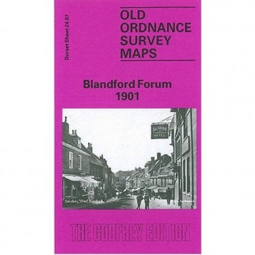 Blandford Forum 1901 (Dorset Sheet 24.07) - Old OS Maps