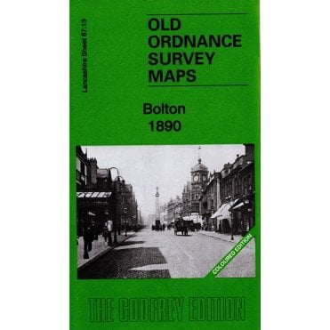 Bolton 1890 (Coloured Edition) (Lancashire Sheet 87.13a) - Old OS Maps