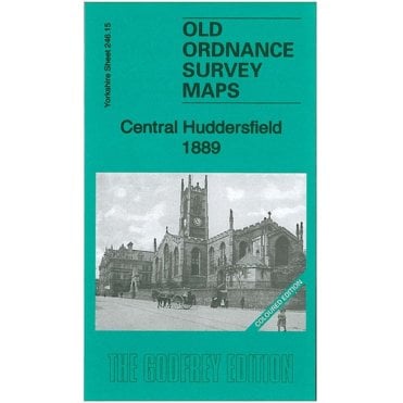 Central Huddersfield 1889 (Coloured Edition) (Yorkshire Sheet 246.15a) - Old OS Maps