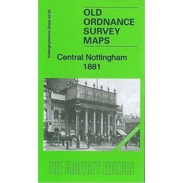 Central Nottingham 1881 (Coloured edition) (Nottinghamshire Sheet 42.02a) - Old OS Maps