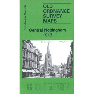Central Nottingham 1913 (Nottinghamshire Sheet 42.02c) - Old OS Maps