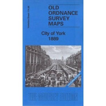 City of York 1889 (Coloured Edition) (Yorkshire Sheet 174.06a) - Old OS Maps