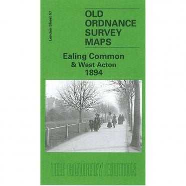 Ealing Common & West Acton 1894 (London Sheet 57.2) - Old OS Maps