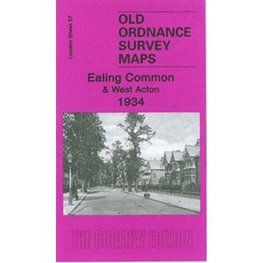 Ealing Common & West Acton 1934 (London Sheet 57.4) - Old OS Maps