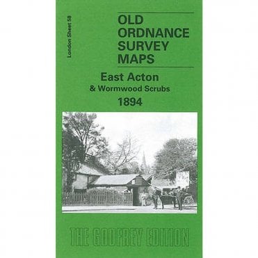 East Acton & Wormwood Scrubs 1894 (London Sheet 58.2) - Old OS Maps