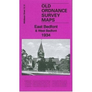 East Bedfont & West Bedfont 1934 (Middlesex Sheet 19.12) - Old OS Maps