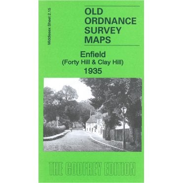 Enfield (Forty Hill & Clay Hill) 1935 (Middlesex Sheet 2.15) - Old OS Maps