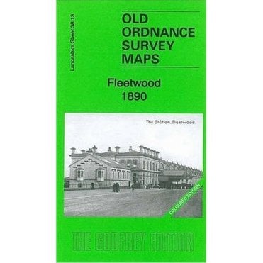 Fleetwood 1890 (Coloured Edition) (Lancashire Sheet 38.13a) - Old OS Maps