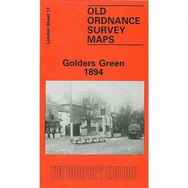 Golders Green 1894 (London Sheet 17.2) - Old OS Maps