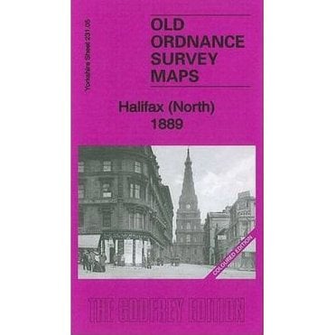 Halifax (North) 1889 (Coloured Edition) (Yorkshire Sheet 231.05a) - Old OS Maps