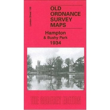 Hampton & Bushy Park 1934 (London Sheet 139.4) - Old OS Maps