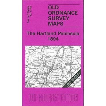 Hartland Peninsula 1894 (Inch To The Mile Sheet 307/308) - Old OS Maps