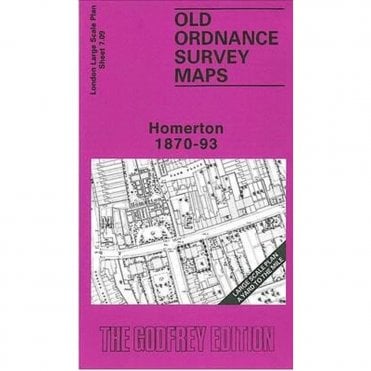 Homerton 1870-93 (London Large Scale Sheet 7.09) - Old OS Maps