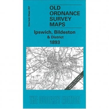 Ipswich, Bildeston & District 1893 (Inch To The Mile Sheet 207) - Old OS Maps