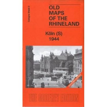 Köln (Cologne) South 1944 - British War Office Survey Map (Köln Sheet 02) - Old OS Maps