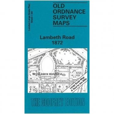 Lambeth Road 1872 (London Large Scale Sheet 7.94) - Old OS Maps