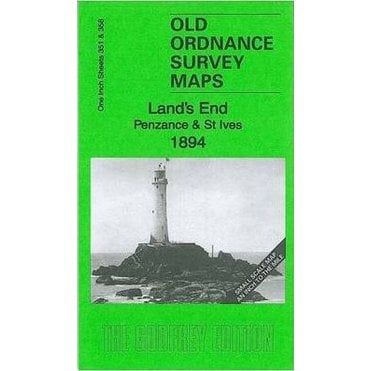 Land's End, Penzance & St Ives 1894 (Inch To The Mile Sheet 351) - Old OS Maps