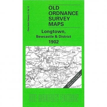 Longtown, Bewcastle & District 1902 (Inch To The Mile Sheet 11/12) - Old OS Maps