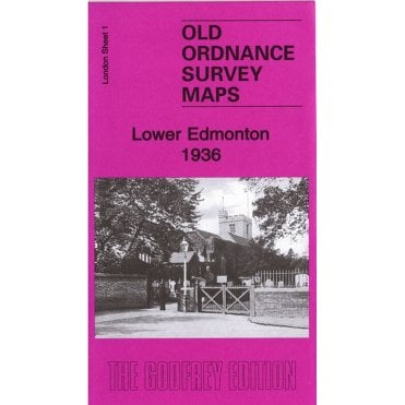 Lower Edmonton 1936 (London Sheet 1b) - Old OS Maps