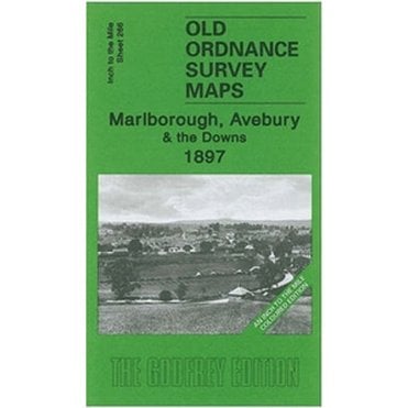 Marlborough, Avebury & The Downs 1897 - Coloured Edition (Inch To The Mile Sheet 266) - Old OS Maps