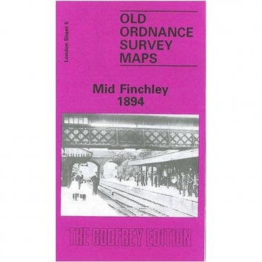 Mid Finchley 1894 (London Sheet 5.2) - Old OS Maps