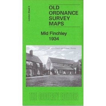 Mid Finchley 1934 (London Sheet 5.4) - Old OS Maps