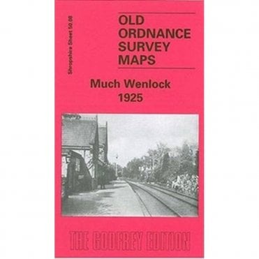 Much Wenlock 1925 (Shropshire Sheet 50.08) - Old OS Maps