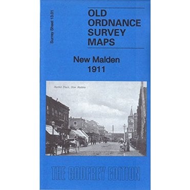 New Malden 1911 (Surrey Sheet 13.01) - Old OS Maps