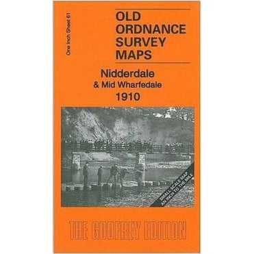 Nidderdale & Mid Wharfdale 1910 (Inch To The Mile Sheet 61) - Old OS Maps