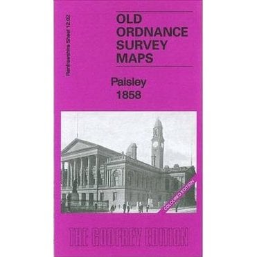 Paisley 1858 (Coloured Edition) (Renfrewshire Sheet 12.02a) - Old OS Maps