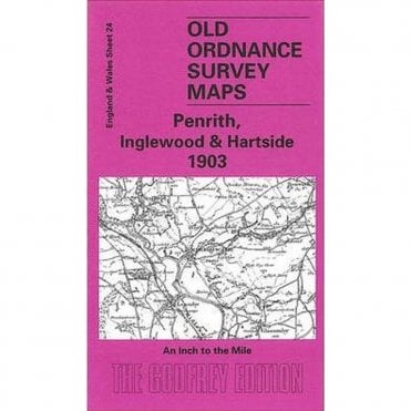 Penrith, Inglewood & Hartside 1903 (Inch To The Mile Sheet 24) - Old OS Maps