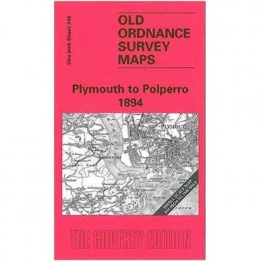 Plymouth to Polperro 1894 (Inch To The Mile Sheet 348) - Old OS Maps