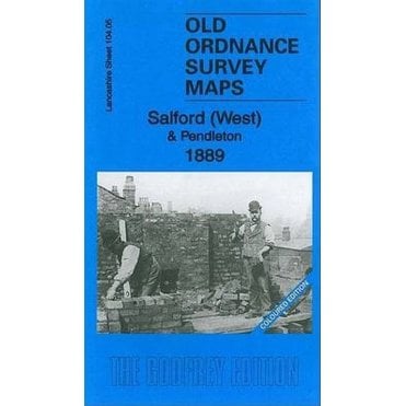 Salford (West) & Pendleton 1889 (Coloured Edition) (Lancashire Sheet 104.05a) - Old OS Maps