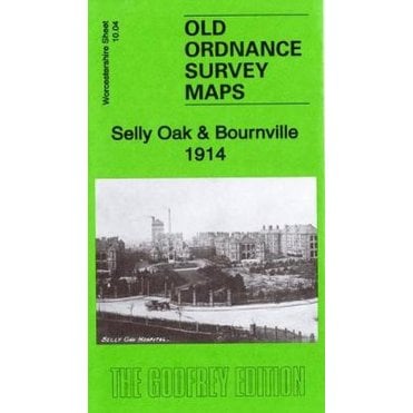 Selly Oak & Bournville 1914 (Worcestershire Sheet 10.04b) - Old OS Maps