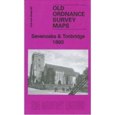Sevenoaks & Tonbridge 1893 (Inch To The Mile Sheet 287) - Old OS Maps