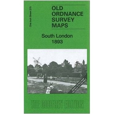 South London 1893 (Inch To The Mile Sheet 270) - Old OS Maps