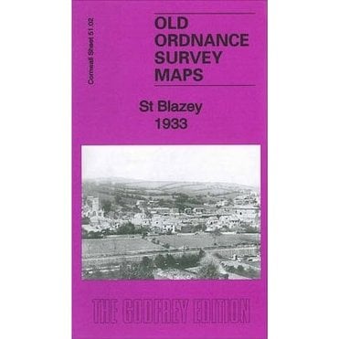 St Blazey 1933 (Cornwall Sheet 51.02) - Old OS Maps