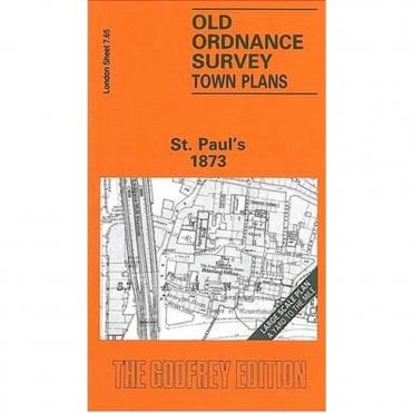 St Paul's 1873 (London Large Scale Sheet 7.65) - Old OS Maps