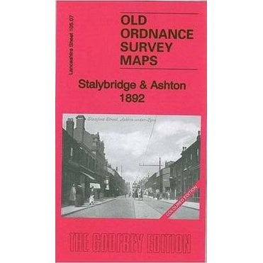 Stalybridge & Ashton 1892 (Coloured Edition) (Lancashire Sheet 105.07a) - Old OS Maps