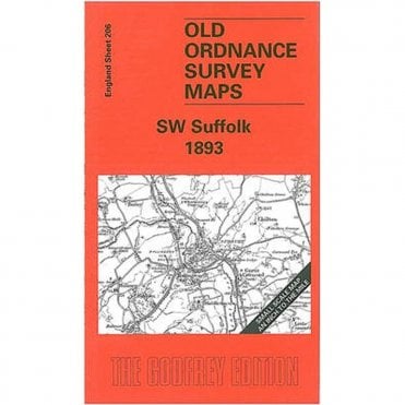 SW Suffolk 1893 (Inch To The Mile Sheet 206) - Old OS Maps