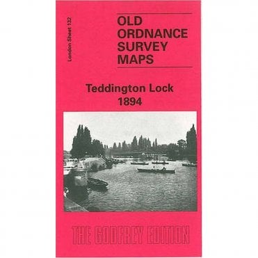 Teddington Lock 1894 (London Sheet 132.2) - Old OS Maps