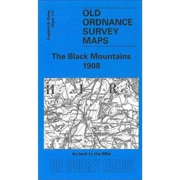 The Black Mountains 1908 (Inch To The Mile Sheet 214) - Old OS Maps