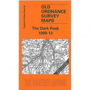 The Dark Peak 1908-13 (Inch To The Mile Sheet 86) - Old OS Maps